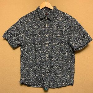 UNTUCKit Men’s Button Down Shirt Size XL (Shrunk to L) Blue Floral